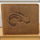 Ajándék_horgásznak_Pénztárca_harcsa_mintával