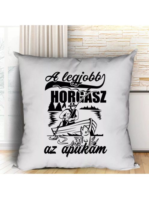 A legjobb horgász az apukám párna - Fehér