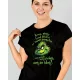 Karácsonyi Grinch női póló - Ünnepi hangulat - Fekete S