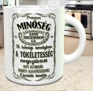 Prémium minőség bögre - Fehér