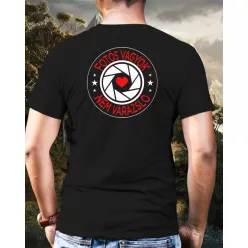   Póló fotósoknak - Fotós vagyok nem varázsló - Fekete XL