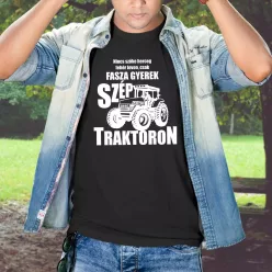   Traktoros póló -Nincs szőke herceg fehér lovon póló - Fekete XL
