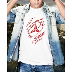 Mercedes póló - Fehér XXXL