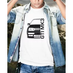 Volkswagen Golf GTI Mk3 póló - Fehér S