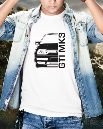 Volkswagen Golf GTI Mk3 póló - Fehér S