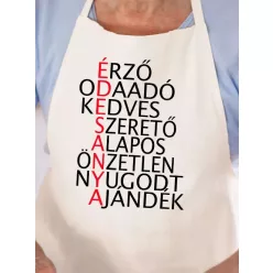 Édesanya kötény - Fehér