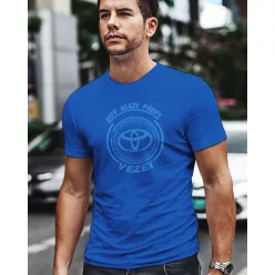 Toyotás póló - Királykék XXL