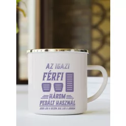 Vicces autós bögre férfiaknak  - Zománc bögre