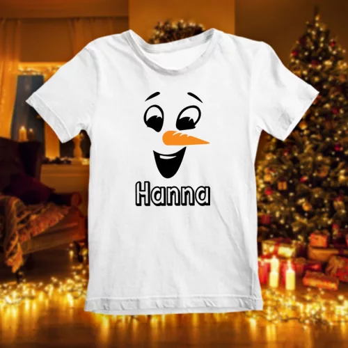 Hóemberes gyerek póló - Fehér 116