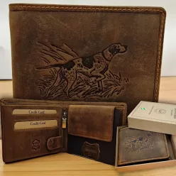 Ajándék_vadásznak_Pénztárca_kutyás_mintával