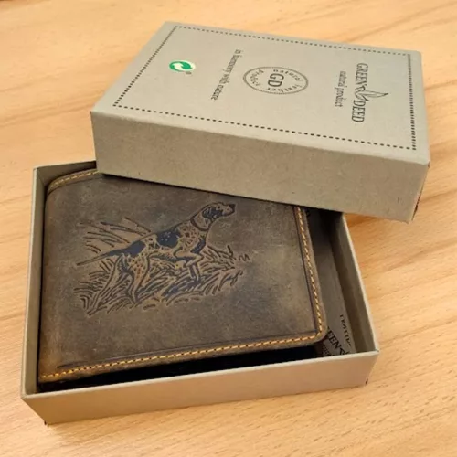 Ajándék_vadásznak_Pénztárca_kutyás_mintával