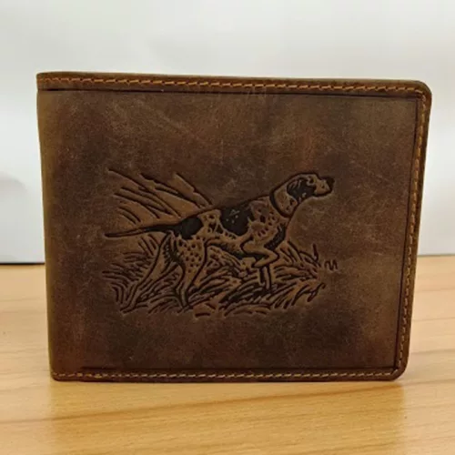 Ajándék_vadásznak_Pénztárca_kutyás_mintával