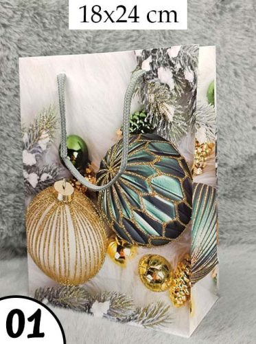 Karácsonyi_dísztáska_Csillogó_díszes_