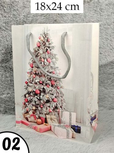 Karácsonyi_dísztáska_Csillogó_díszes_