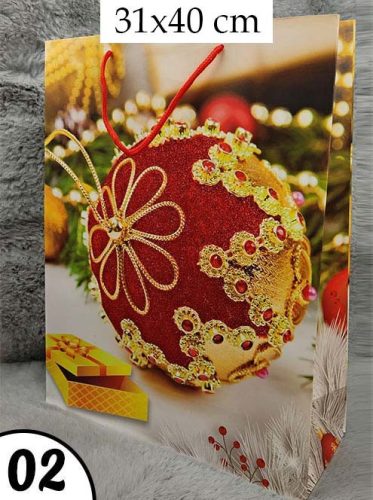 Nagy_karácsonyi_dísztáska_Piros_gömbös_