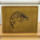 Ajándék_horgásznak_Pénztárca_ponty_mintával