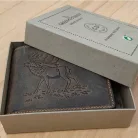 Ajándék_vadásznak_Pénztárca_szarvas_mintával