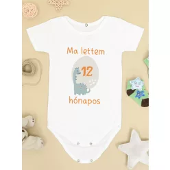 Baba_Ajándék_Dínós_body_babáknak_1_éves_lettem