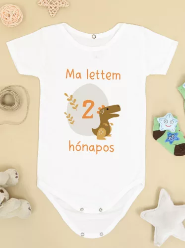 Baba_Ajándék_Dínós_body_babáknak_2_hónapos_lettem