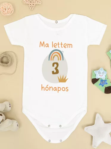 Baba_Ajándék_Dínós_body_babáknak_3_hónapos_lettem