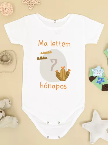 Baba_Ajándék_Dínós_body_babáknak_7_hónapos_lettem