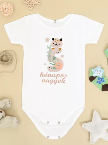 Baba_Ajándék_Cuki_állatkás_body_5_hónapos_lettem
