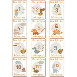 Fiús_baba_mérföldkő_kártyák_Dínók_