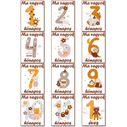 Kisállatos_baba_mérföldkő_kártyák_