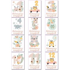 Baba_mérföldkő_kártyák_Mókás_állatok_