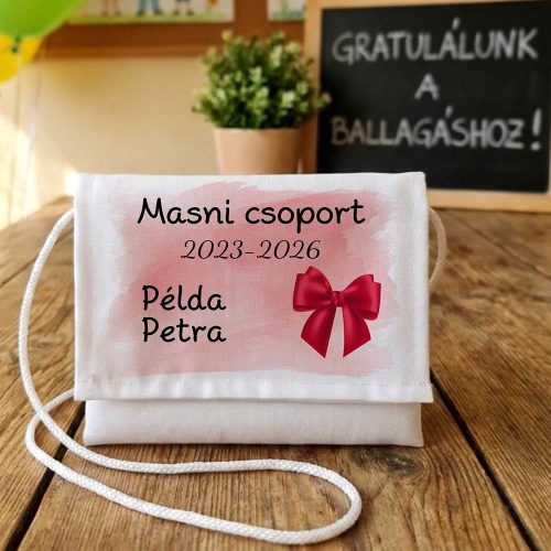 Ballagási tarisznya - Egyedi névvel