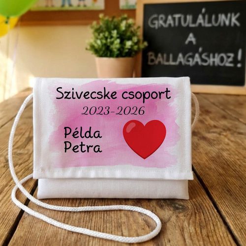 Ballagási tarisznya - Egyedi névvel