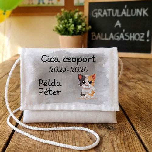 Ballagási tarisznya - Egyedi névvel