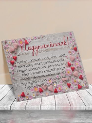 Ajándék_nagyszülőknekÜdvözlő_kártya_nagymamáknak_