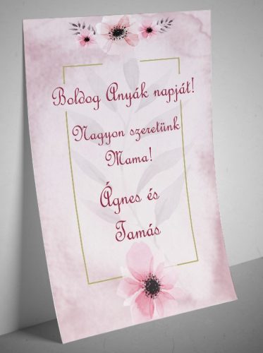 Ajándék_anyának_Üdvözlő_kártya_anyák_napjára_nevekkel
