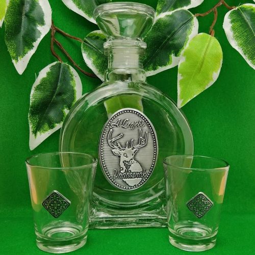 Ajándék_vadászoknak_Legjobb_vadásznak_palack_szett