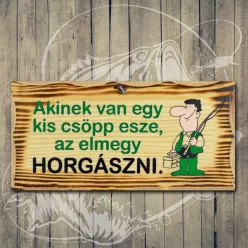 Vicces_fatábla_horgászoknak_Falra_akasztható_dekoráció