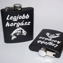 Pecás_flaska_Legjobb_horgász_laposüveg_