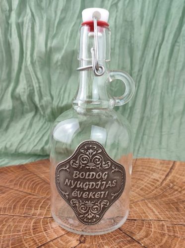 Óncímkés_palack_Nyugdíjba_vonulásra_Karácsonyi_ajándék