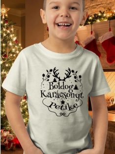 Névre szóló gyerek pólók_Boldog karácsonyt 