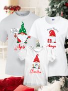 Karácsonyi családi póló szett_Apa-anya-gyerek pólók  