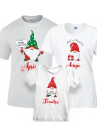 Karácsonyi családi póló szett_Apa-anya-gyerek pólók  