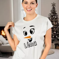 Névre_szóló_női_pólók_Hóember_mintás_