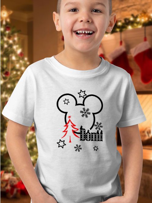 Neves karácsonyi ajándék_Mickey egeres póló