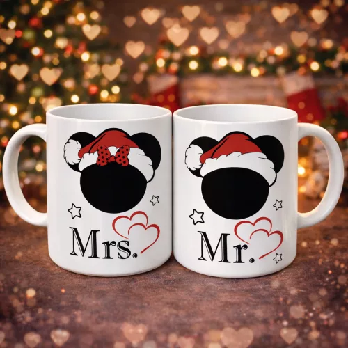 Karácsonyi Mr. és Mrs páros bögre
