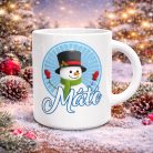 Karácsonyi_bögre_Fiús_hóember_