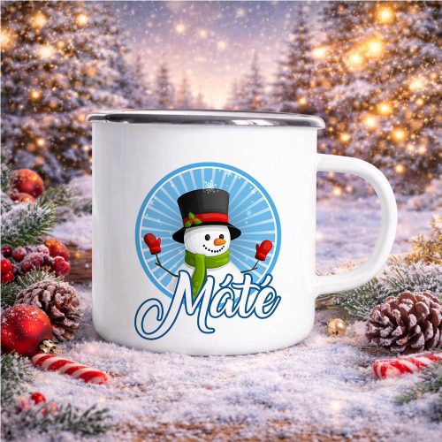 Karácsonyi_bögre_Fiús_hóember_