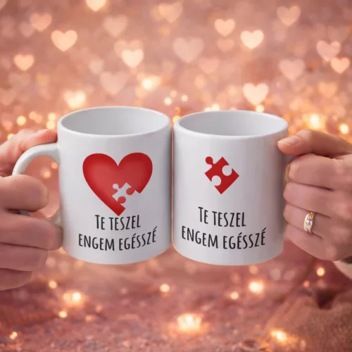Szerelmes páros bögre - Te teszel engem egésszé