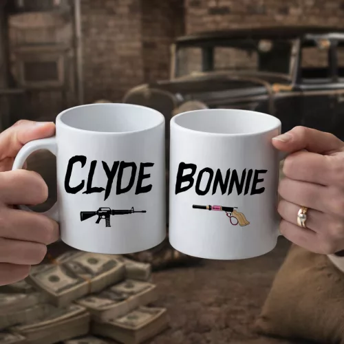 Páros bögre - Bonnie és Clyde