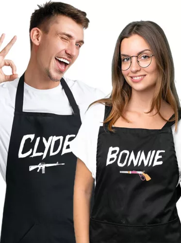 Szerelmes_páros_kötény_Bonnie_és_Clyde_