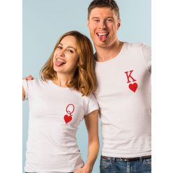 Páros_póló_Poker_King_és_Queen_